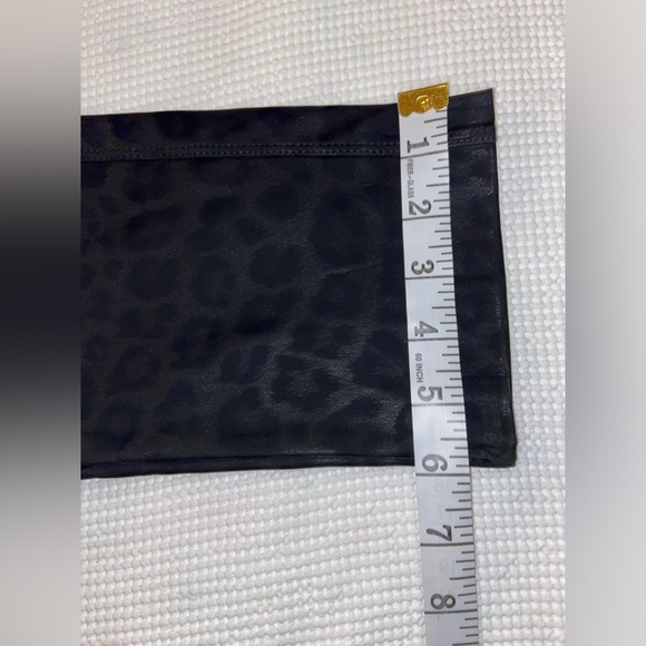 Women’s FRANK‎ LYMAN Leopard Print Velour Leggings Style size Large - Picture 8 of 12